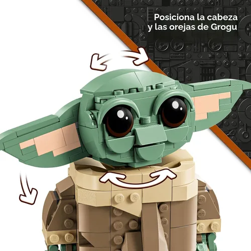 Miniatura 3 de LEGO Star Wars Grogu con juego de juguetes de construcción de cochecito Hover - Juguete de Star Wars para niños, niños y niñas, a partir de 10 años
