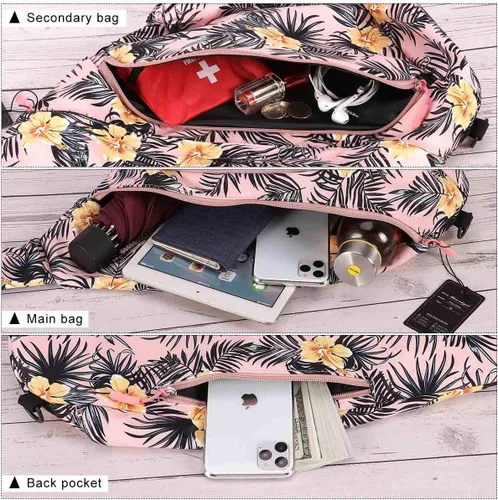 Miniatura 5 de HUA ANGEL - Mochila cruzada con correa para el hombro para hombres y mujeres, ligera, impermeable, bolsa para el pecho y el hombro para viajes