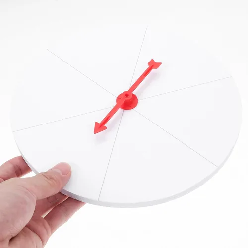 Miniatura 8 de Vaguelly Diy Party Prize Wheel Turntable giratorio para juegos, rafles y celebraciones, herramienta de juego de fortuna para reuniones y eventos
