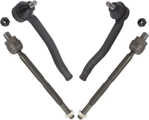 Miniatura 148 de TRQ Juego de barras de acoplamiento delanteras interiores y exteriores de 4 piezas compatible con Jeep Cherokee 1991-2001 y Comanche 91-92