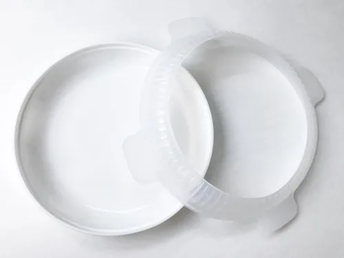 Miniatura 5 de 1 molde redondo de silicona Eclipse para mousses de color blanco, molde para hornear, pasteles de gasa de mousse, sartén, galletas, dulces, helado