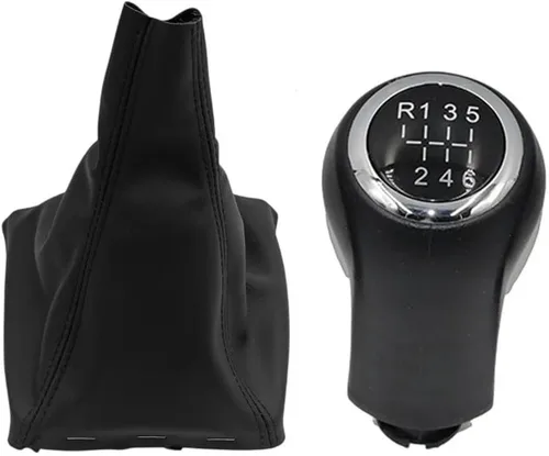 Miniatura 2 de BIVVI Pomo de palanca de cambios de 5/6 velocidades, polaina, cubierta antipolvo, cuello, palanca, palanca, cabeza de palo, balonmano para OPEL