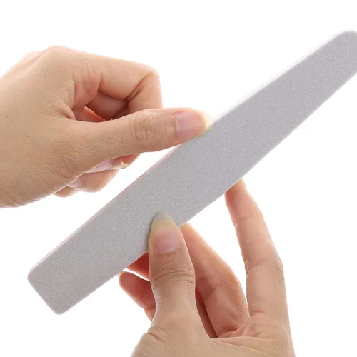 Miniatura 5 de 20 unidades de esponja de bloque de pulido de doble cara lavable de doble cara 100/180 limas de lijado (gris)