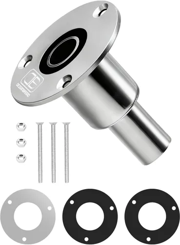 Miniatura 8 de OCEANBROAD Tubo de escape a través del casco de acero inoxidable 316, accesorio de 22 mm/24 mm, tubo de manguera marina para Webasto, Planar
