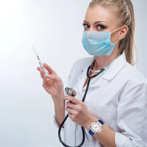 Miniatura 6 de BOFAN Reloj de enfermera para enfermera, profesionales médicos, estudiantes, médicos con esfera fácil de leer, segunda mano y 24 horas, banda