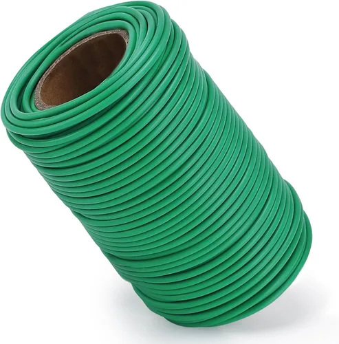 TELENT OUTDOORS Lazos de jardín suaves de 130 pies para plantas, jardinería, hogar, oficina, organización, TPR para jardín, suministros con 0.098 in