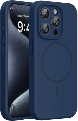 Miniatura 164 de Miracase Funda diseñada para iPhone 13, con protector de pantalla de vidrio templado, forro de microfibra suave antiarañazos, funda de goma