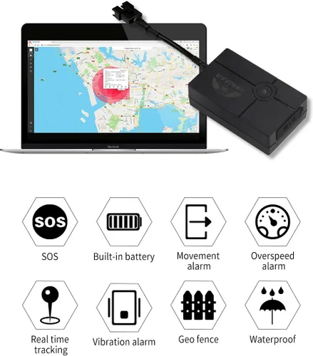 Miniatura 4 de Rastreador GPS 4G para vehículos BN-401A-L sin suscripción, aplicación y plataforma gratuita, dispositivo de seguimiento oculto para automóvil