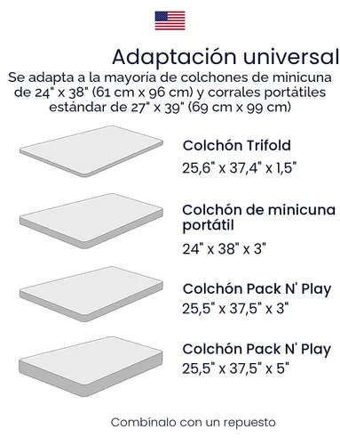 Miniatura 4 de Graco Pack and Play Sábanas bajeras, TotAha suaves como la mantequilla, sábanas de colchón para cuna, paquete floral N Play, hipoalergénicas