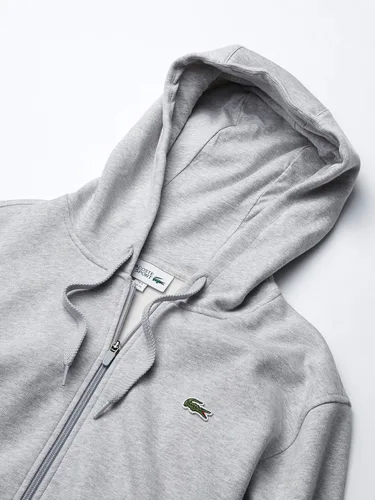 Miniatura 3 de Lacoste - Sudadera deportiva de manga larga con capucha de vellón con cierre completo para hombre