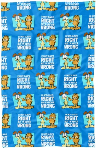 Miniatura 8 de LOGOVISION Garfield Never Ever Wrong - Manta polar de 36 x 58 pulgadas