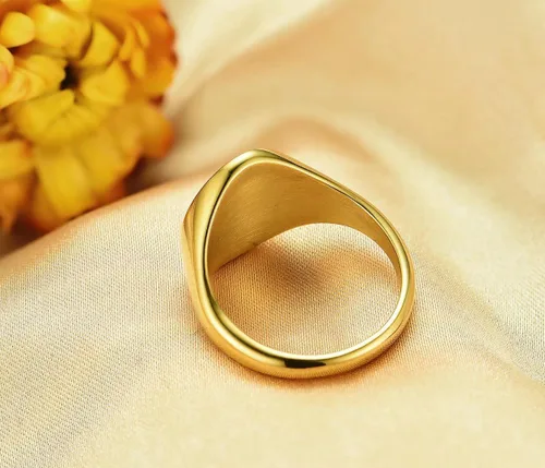 Miniatura 7 de You are My Sunshine - Anillo de circonita cúbica para mujer, diseño de flor de amapola gruesa, de acero inoxidable, regalo de joyería