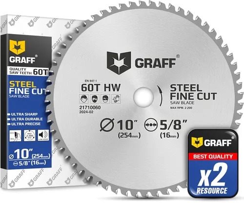 Miniatura 21 de GRAFF Hoja de sierra circular de 4-1/2 pulgadas, hoja de sierra para amoladora de 24 dientes para madera, madera contrachapada, paneles de yeso