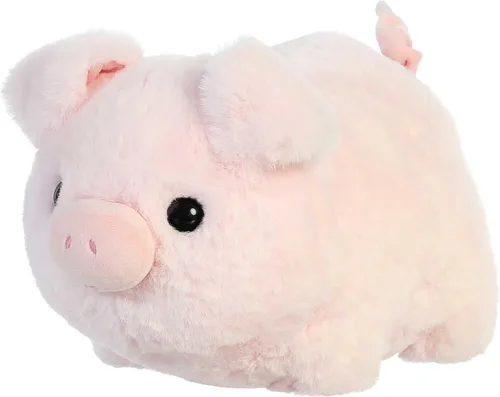 Miniatura 4 de Aurora® Adorable animal de peluche Spudsters™ Cutie Pig – Forma redonda que hace que los abrazos reconfortantes – Perfecto para niños de todas