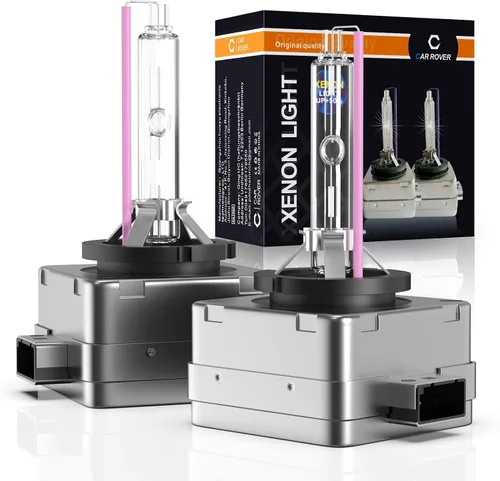 Miniatura 9 de CAR ROVER D2S/D2C/D2R Bombilla de repuesto de faro de xenón de 10000K 35W con base de soportes metálicos para luces de cabeza de coche de 12V