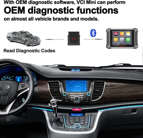 Miniatura 2 de Autel MaxiVCI VCI Mini OBD2 Escáner Bluetooth Interfaz de Comunicación Universal Equipo de Funciones de Diagnóstico OEM Funciona con Autel Escáner