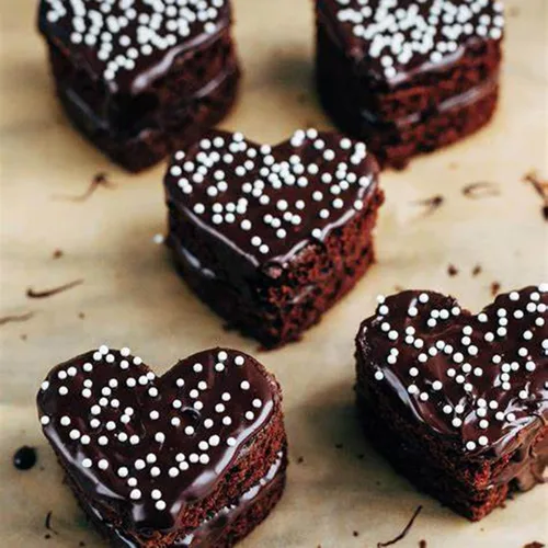 Miniatura 8 de Mini molde de silicona de 4 pulgadas para tartas de corazón, paquete de 2 moldes antiadherentes para el día de San Valentín, aniversario