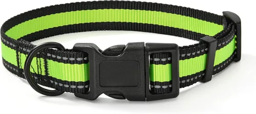 Miniatura 24 de Mile High Life Collar para perro Collares reflectantes de nailon para perros Collares ligeros para cachorros Collares rosados para perros 3