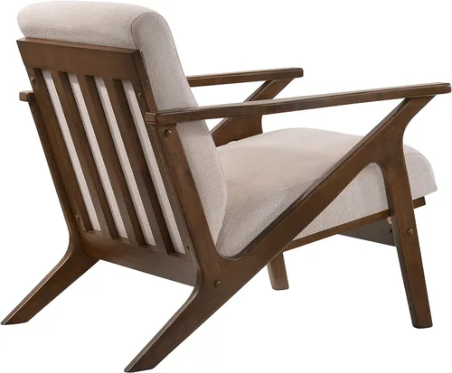 Miniatura 4 de Zola Mid Century Modern Accent Chair Arm Chair: la lectura perfecta, sala de estar y sillas de dormitorio para uso moderno de muebles domésticos