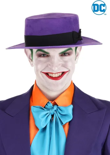 Miniatura 2 de Sombrero de Batman Joker 1989, accesorio para disfraz de villano icónico