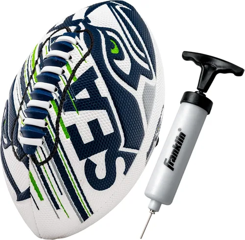 Miniatura 30 de Franklin Sports NFL Team Mini Balones de Fútbol Americano - Juvenil 8.5" Balón de Fútbol Americano con Licencia Oficial de la NFL + Conjunto
