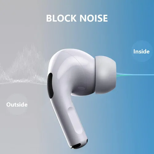 Miniatura 6 de SIXFU 3 pares de almohadillas de repuesto compatibles con AirPods Pro y AirPods Pro 2, puntas de silicona actualizadas, incluyendo cepillo limpiador