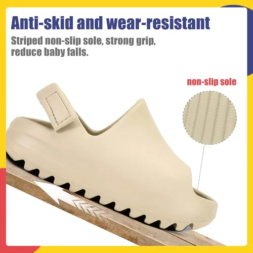 Miniatura 3 de Sandalias de verano para niños pequeños, sandalias antideslizantes para la ducha, playa, piscina, sandalias blancas para niños y niñas, zapatos