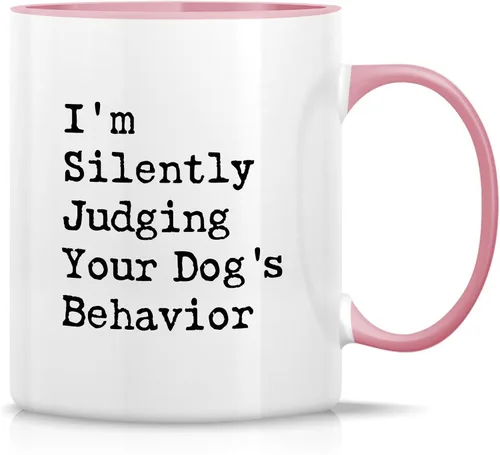 Miniatura 20 de Retreez - Taza divertida con texto en inglés "Funny Cute Golden Retriever Don't Stop Retrievin' Dog Lover", 325 ml, tazas de café de cerámica