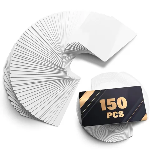 Miniatura 12 de 100 piezas de sublimación de metal en blanco - Tarjetas de visita de sublimación de doble cara para impresión de logotipos, placas de identificación