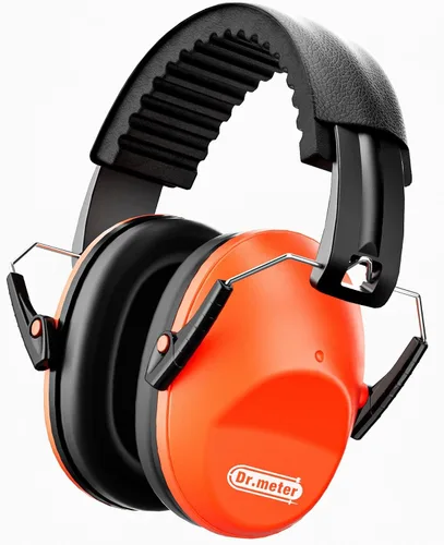 Miniatura 11 de Orejeras con cancelación de ruido del Dr.meter: auriculares con cancelación de ruido SNR27.4 con diadema ajustable, orejeras con protección auditiva