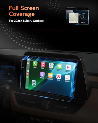 Miniatura 2 de CDEFG Protector de pantalla para Subaru Outback 2026, vidrio templado 9H HD de 12.1 pulgadas, accesorios para pantalla táctil Outback 2026+