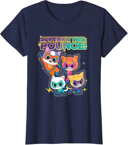 Miniatura 35 de Disney Junior SuperKitties Pounce! Camiseta de equipo completo, talla S