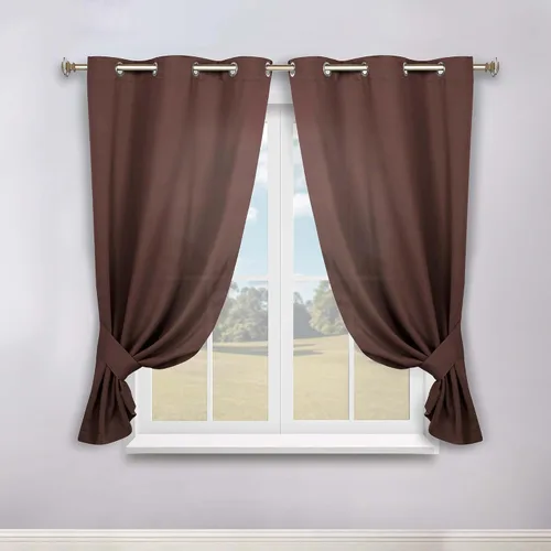 Miniatura 183 de Superior Cortinas Opacas, Oscurecimiento de Habitación, Dormitorio, Cortinas, Cocina, Acentos de Ventana de Sala de Estar, Bloqueo Solar, Térmico