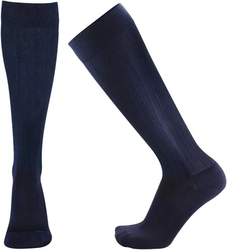 Miniatura 2 de OrthoSleeve - Calcetines de compresión de grado médico para hombres y mujeres, 15-20 mmHg (pequeño, azul marino)