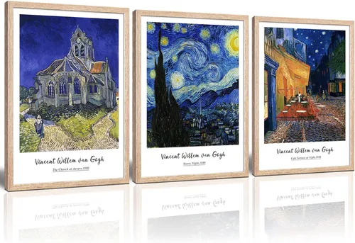 Miniatura 18 de Impression Paintings de Claude Monet - Lienzo de reproducción de arte giclée para pared, para comedor, dormitorio, cocina, baño, decoración
