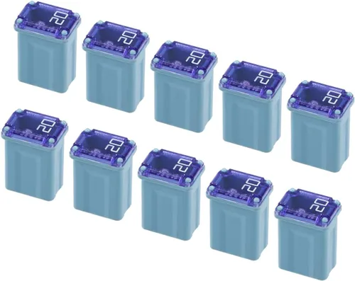 uxcell Mini cartucho automotriz fusibles 32V 20A caja terminal hembra para coche camión 0.591 x 0.433 x 0.315 in, 10 piezas