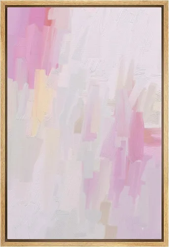 Miniatura 24 de MUDECOR Impresión en Lienzo Enmarcado Arte de Pared Pincelada Floral Abstracta en Tonos Neutros Cálidos Tonos Terrosos Ilustraciones Minimalismo