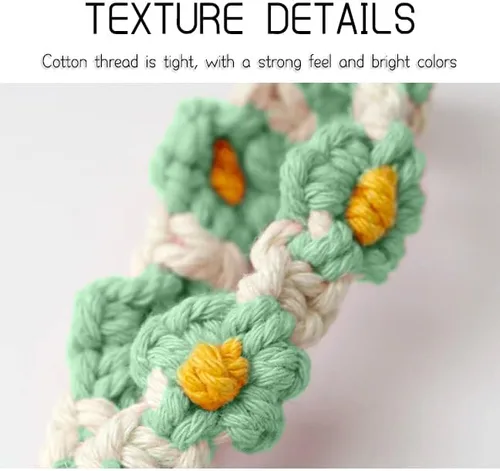 Miniatura 3 de WALXINK Handmade Wristlet Keychain for Women with Key Ring Macrame Lanyards for Keys Sturdy Keychain for Car Keys