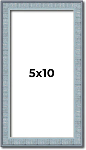 Miniatura 69 de Marco azul de 28 x 28 pulgadas, marco de madera maciza, ancho del marco de 0.75 pulgadas, profundidad interior de 0.5 pulgadas, marco azul Kingsley