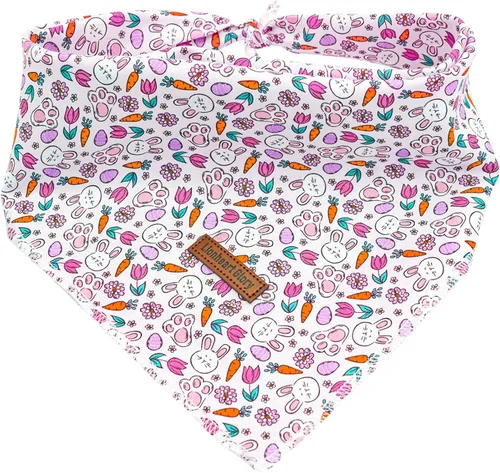 Miniatura 25 de Lionheart Glory Bandana para perro, bufanda azul para perro, estampado de cerveza, ajustable para perros pequeños a grandes