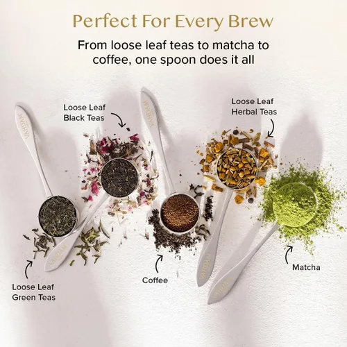 Miniatura 2 de Cuchara de medida perfecta para té de hojas sueltas Cuchara de té de acero inoxidable de calidad premium Cucharadas de medida perfectas
