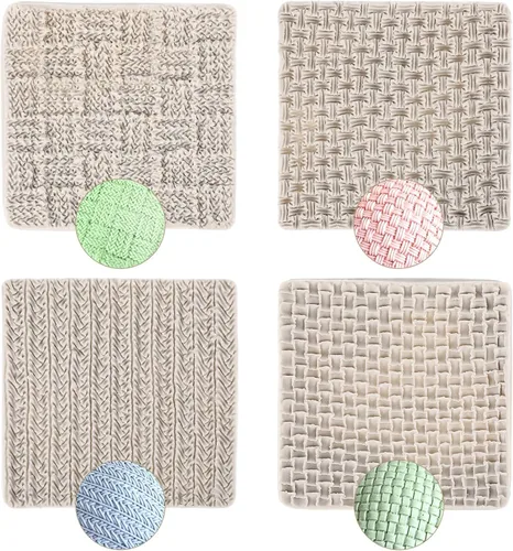 Miniatura 3 de Luxshiny Molde de tarta para decoración de galletas, pastel de galletas, macramé, decoración de frontera de pasteles, moldes de impresión