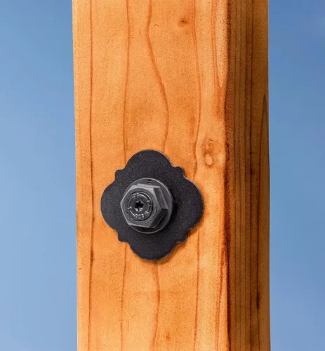 Miniatura 4 de Simpson Strong-Tie APDMW56 Outdoor Accents Mission Collection ZMAX, arandela decorativa con recubrimiento de polvo negro (paquete de 24)