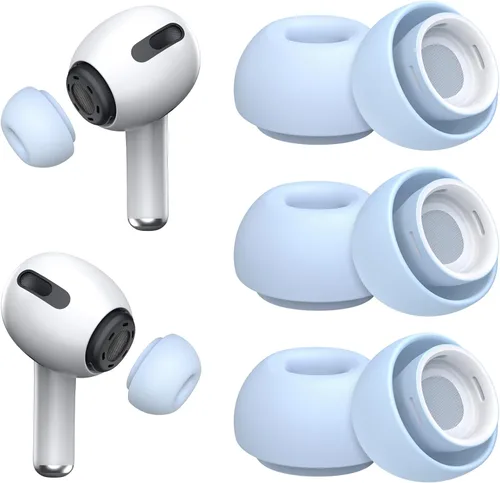 Miniatura 24 de [3 pares] Puntas de repuesto para los oídos para Airpods Pro y Airpods Pro de 2ª generación con orificio de reducción de ruido, puntas de silicona
