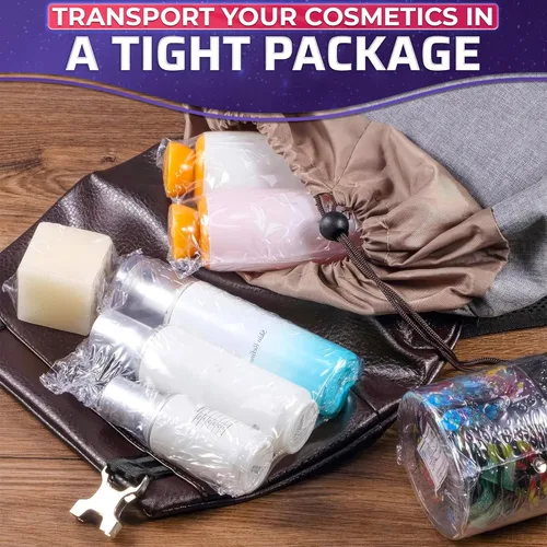 Miniatura 8 de 200 bolsas termorretráctiles – 3 tamaños 3.93 x 5.90 (120) 7.67 x 9.64 (50) 9.64 x 11.61 (30) – Película de PVC transparente para regalo seguro