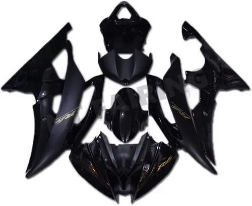 Carenado de inyección negro mate brillante para Yamaha 2008-2016 YZF R6 nuevo kit pintado ABS plástico motocicleta carrocería mercado de accesorios