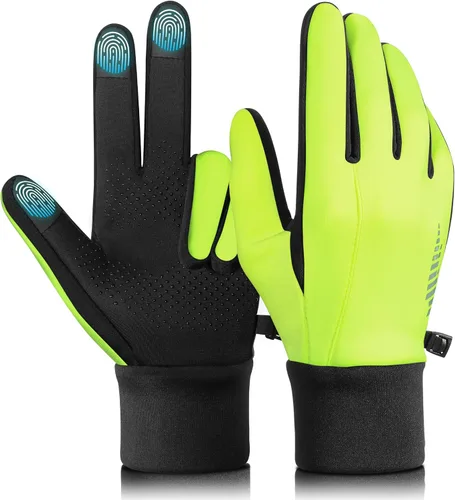Miniatura 9 de rivmount Guantes de invierno para mujeres y hombres, guantes de forro de pantalla táctil para clima frío, 3 capas resistentes al viento