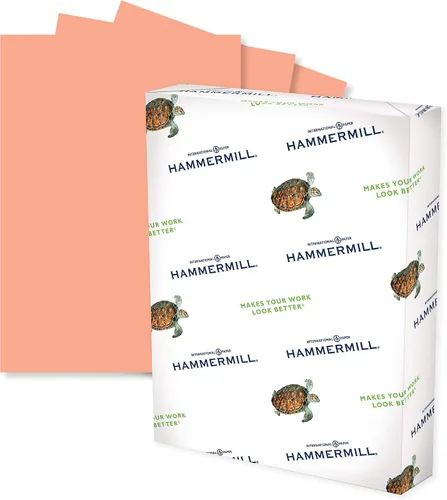 Miniatura 15 de Papel de color Hammermill, papel de impresora color rosado, de 24 libras, 8.5 x 11 - 1 resma (500 hojas) - Fabricado en los Estados Unidos, papel