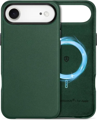 Miniatura 48 de SHIELDON Funda de cuero genuino para iPhone 17 Pro Max de 6.9 pulgadas 2025, [botón de la cámara actualizado], compatible con Magsafe, carga Azul
