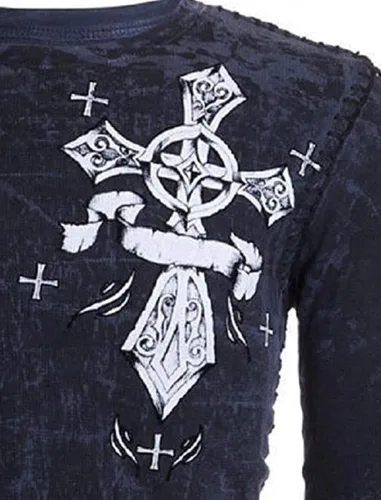 Miniatura 4 de Archaic by Affliction - Camisa térmica para hombre, color carbón